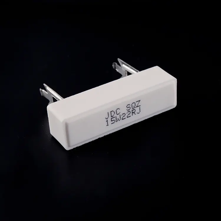 Resistor axial de fio enrolado de cimento